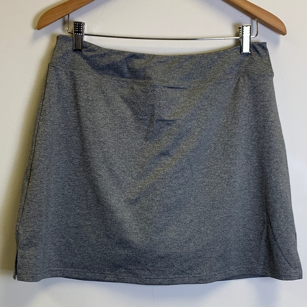 Classic Gray A-Line Skirt - Women's